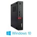 Mini PC Lenovo ThinkCentre M710q, Quad Core i5-6500, 8GB DDR4, Win 10 Home